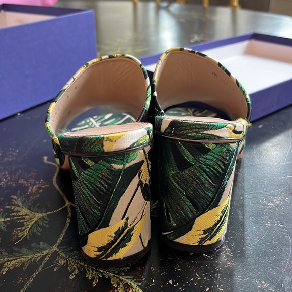 Cute leafy pattern think heel - Picture 5 of 5